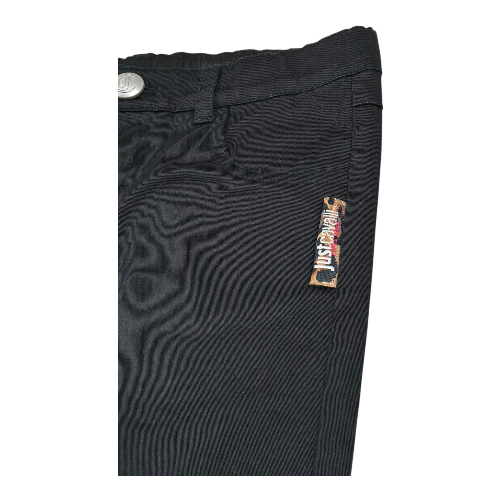 Just Cavalli Pantalone Tinta Unita con Girovita Regolabile per Neonato JIP26105PA NERO JUST CAVALLI 