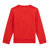 GUESS felpa girocollo tinta unita con stampa Rosso per Neonato N4YQ04KA6R4N ROSSO GUESS 