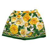 Dolce & Gabbana Short Tinta Unita con Fantasia per Bambina L53Q17 BIANCO DOLCE & GABBANA 