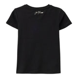 JOHN RICHMOND t-shirt girocollo tinta unita con stampa Nero per Bambina RGA24055TS NERO JOHN RICHMOND 