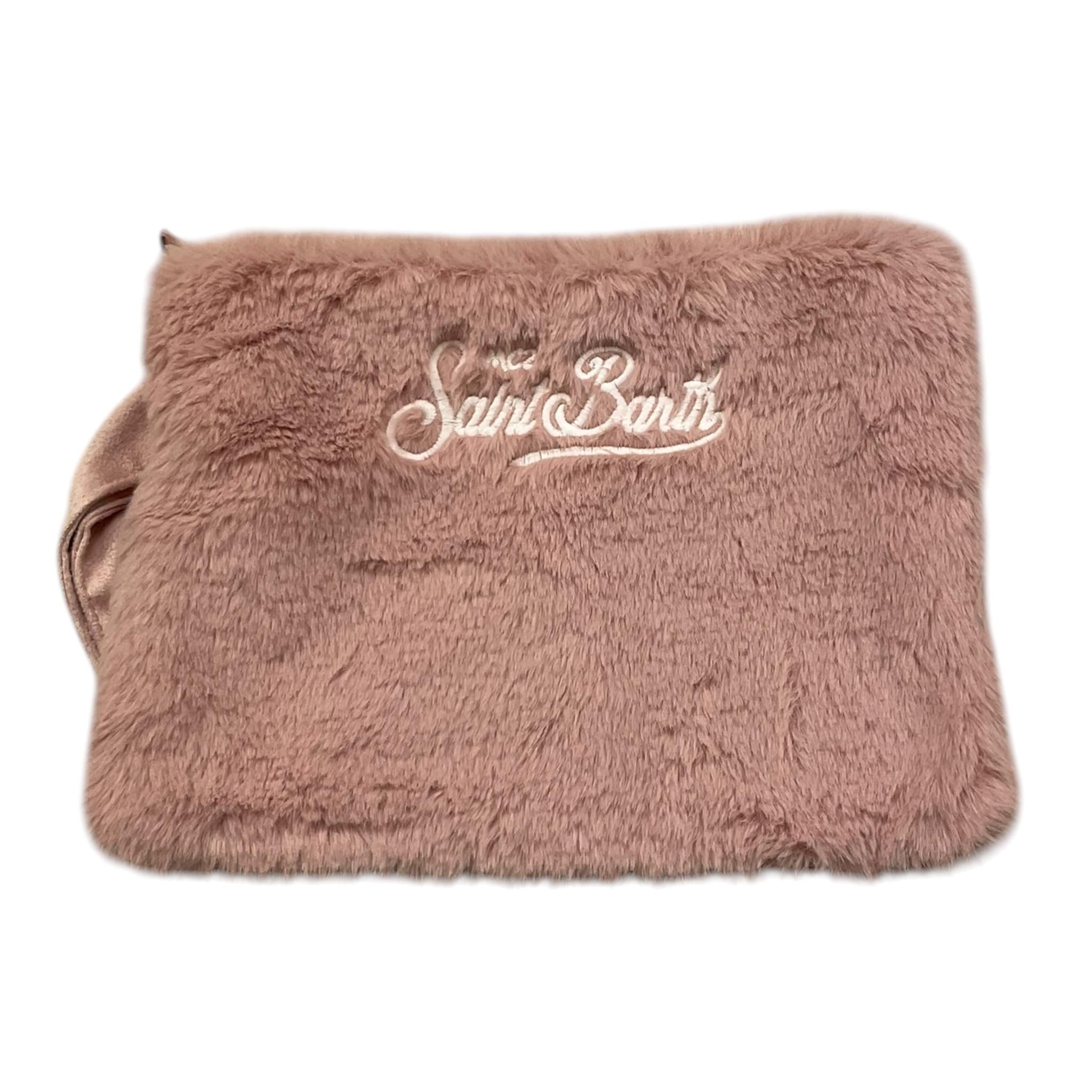 SAINT BARTH borsello tinta unita peluche Rosa per Bambina PAREASY ROSA SAINT BARTH 