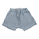 Petit Indi Bermuda Bicolore con Elastico In Vita per Neonato BERRIG BIANCO/AZZURRO PETIT INDI 