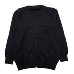 CESARE PACIOTTI cardigan tinta unita con profili in contrasto Nero per Bambino MGP5359BX NERO CESARE PACIOTTI 