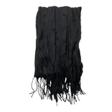 ANTONY MORATO sciarpa tinta unita con frange Nero per Bambino MKSC00128 NERO ANTONY MORATO 