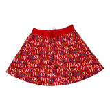 MOSCHINO gonna tinta unita logata Rosso per Bambina HDJ03U ROSSO MOSCHINO 