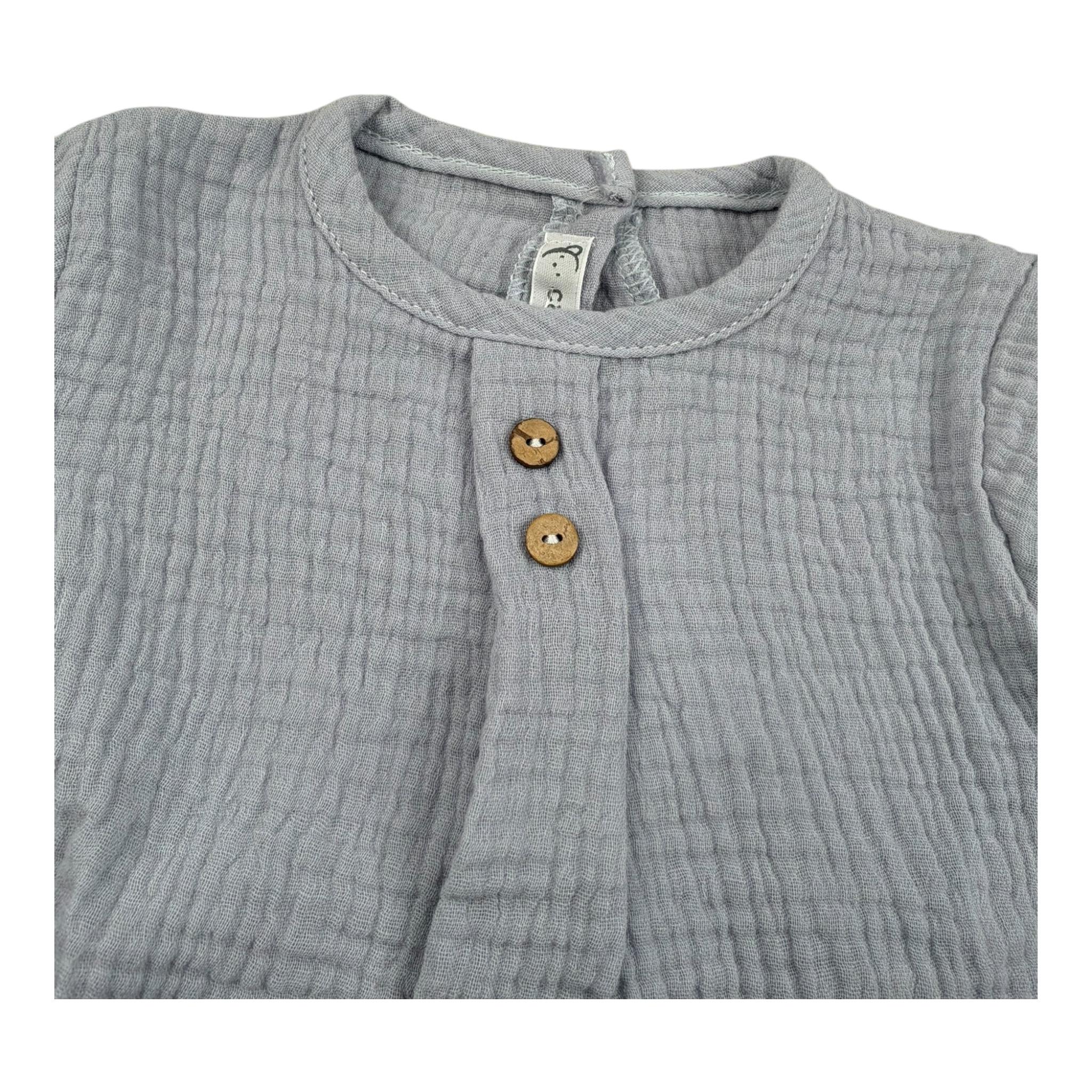 Calamaro Completo 2 Pezzi Camicia-Culotte per Neonato 17727 BLU CALAMARO 