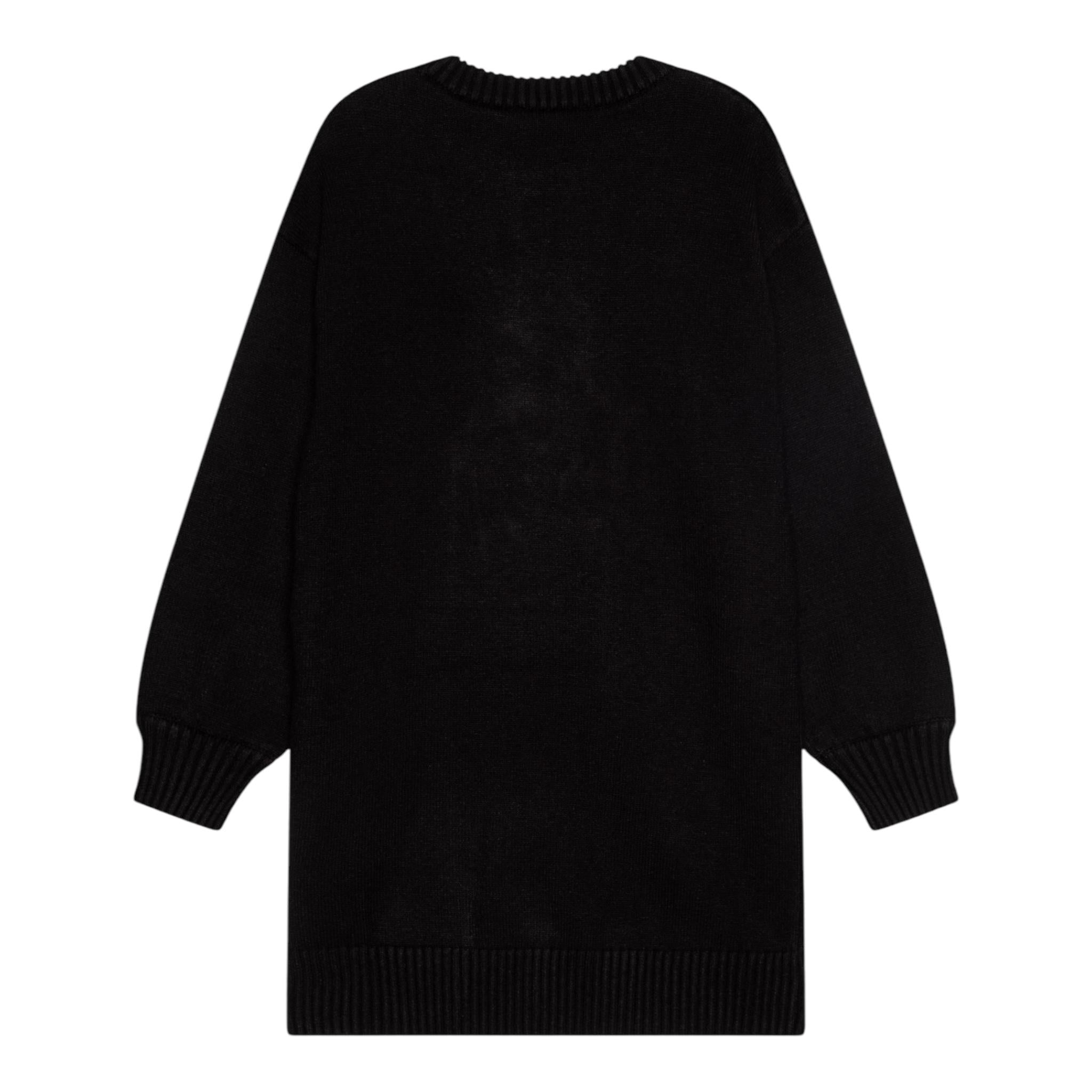 GUESS abito in maglia tinta unita con stampa Nero per Bambina J4BK12Z3GS0 NERO GUESS 