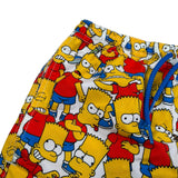 Saint Barth Costume Tinta Unita con Stampa Bart per Bambino BARTMIX BIANCO SAINT BARTH 