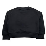 PATRIZIA PEPE felpa chiusa girocollo tinta unita con brillantini Nero per Bambina 7M0865 NERO PATRIZIA PEPE 