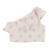 La Stupenderia One Shoulder Top Solid Color With Gold Circles Pattern For Girls
