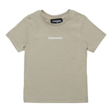 Dsquared2 T-Shirt Girocollo Tinta Unita con Stampa per Neonato DQ2853 BEIGE DSQUARED2 