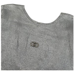 Liu Jo T-Shirt Girocollo Tinta Unita per Bambina GA5127 ARGENTO LIU JO 