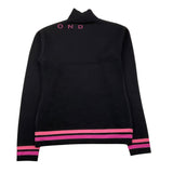 JOHN RICHMOND maglia mezzo collo tinta unita con logo Nero per Bambina RGA25204 NERO JOHN RICHMOND 