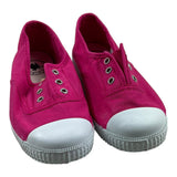 Chipie Sneakers Solid Color With Contrasting Fuchsia Sole For Baby Girl