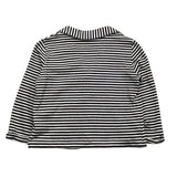 Barcellino White/Blue Striped Jacket For Newborns