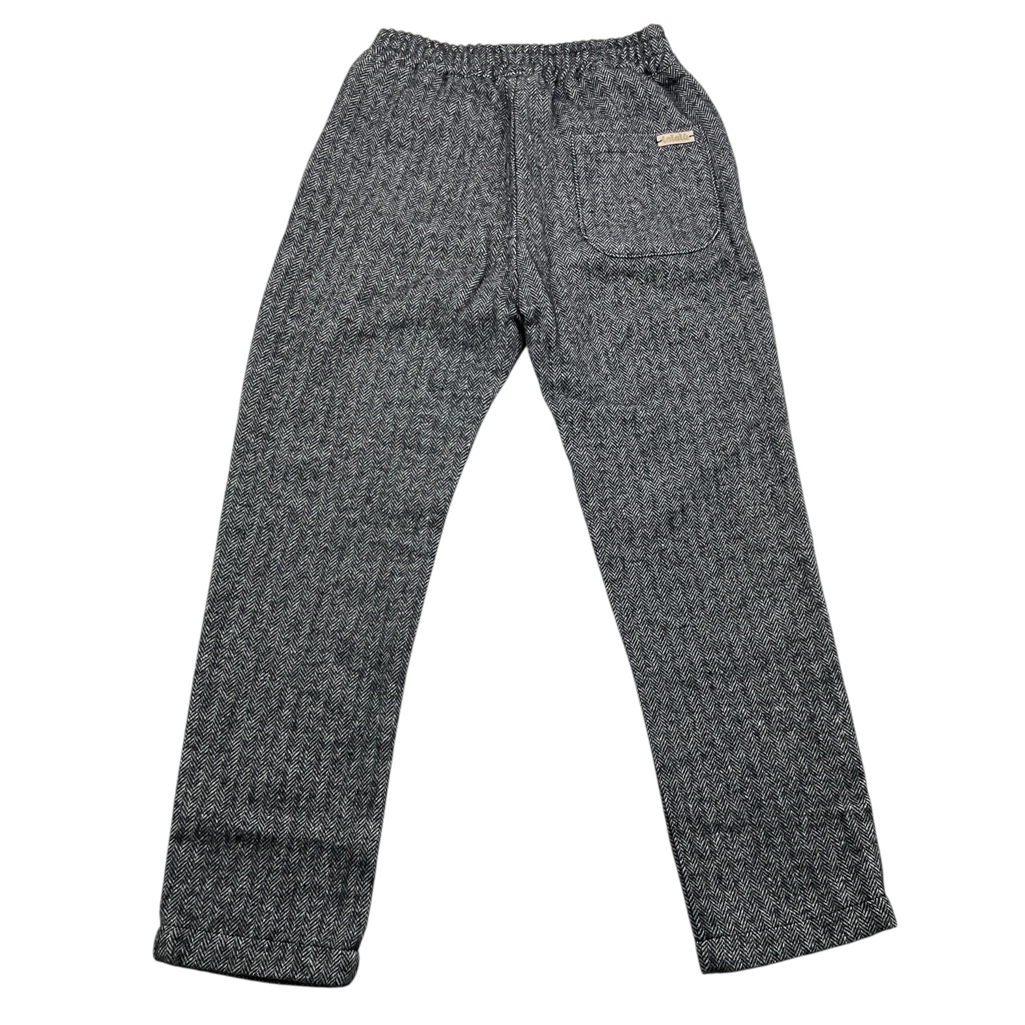 LALALU' pantalone tinta unita cn elastico in vita Grigio per Bambino PTL240NB GRIGIO LALALU' 