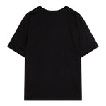 Moschino T-Shirt Girocollo Tinta Unita con Stampa per Bambino HRM050 NERO MOSCHINO 