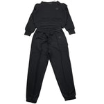 FUN & FUN completo 2pz felpa-pantalone tinta unita Nero per Neonata FBCM00006N NERO FUN & FUN 