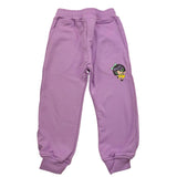 MOUSSE pantalone tinta unita modello tuta con stampa Lilla per Bambina HKPG362L LILLA MOUSSE 