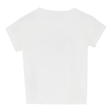 Liu Jo T-Shirt Girocollo Tinta Unita con Brillantini per Neonata KA5021XX BIANCO LIU JO 