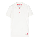 Trussardi Polo Half Sleeve Solid Color White for Boys