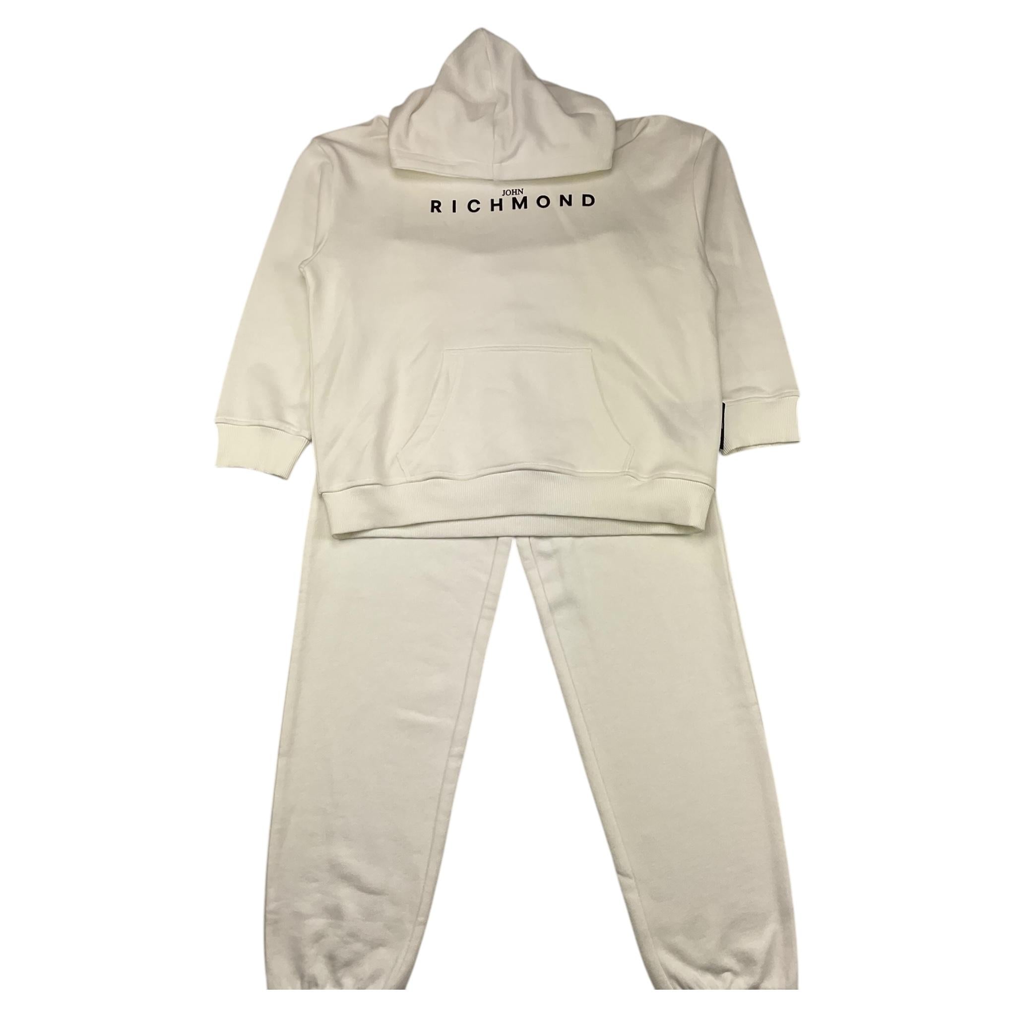 JOHN RICHMOND completo 2 pezzi felpa-pantalone tinta unita Panna per Bambino RBA25007CF PANNA JOHN RICHMOND 
