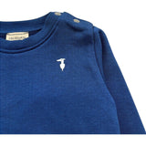 Trussardi Felpa Chiusa Girocollo Tinta Unita con Logo per Neonato TIP26001FE BLU TRUSSARDI 