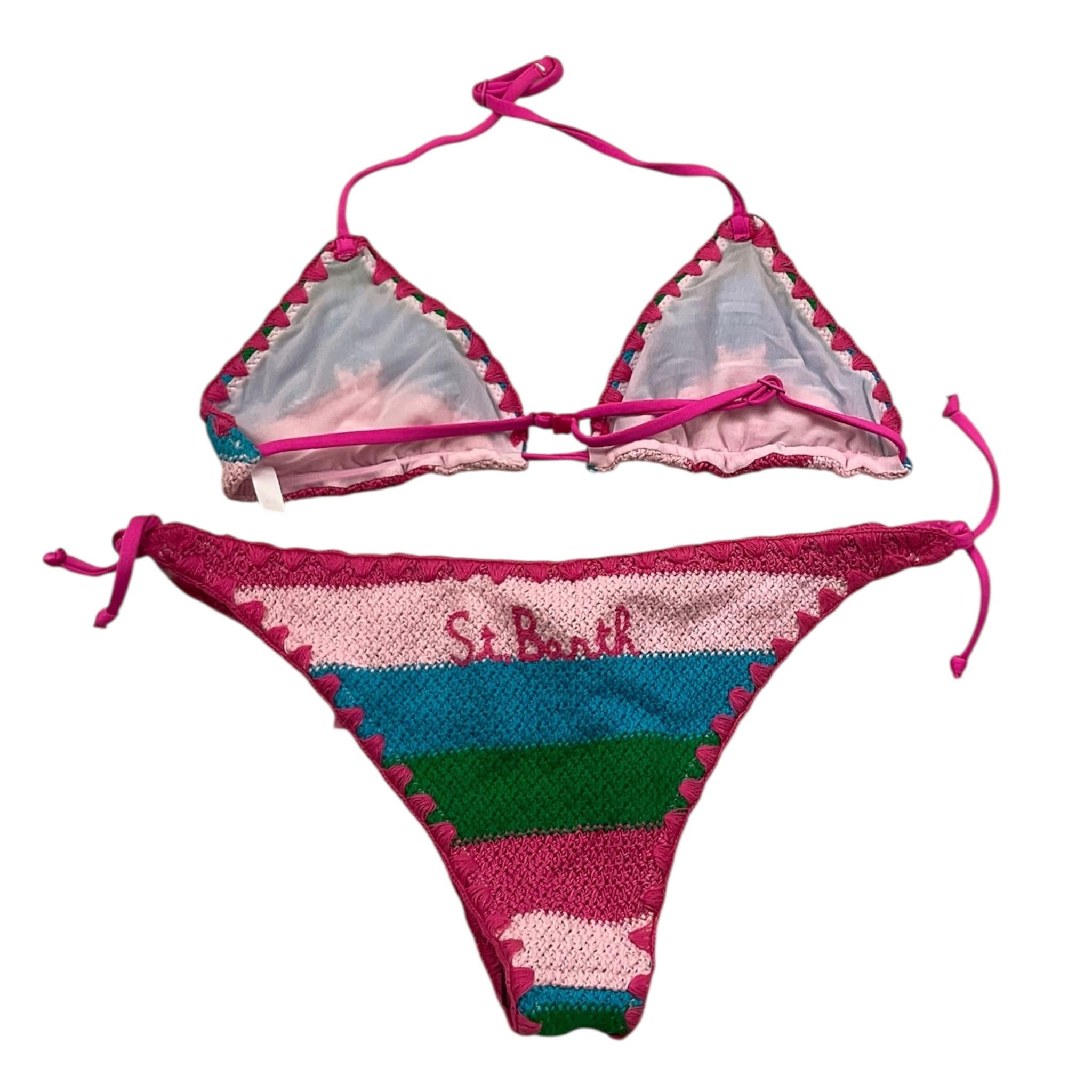 Saint Barth Costume 2 Pezzi Triangolo-Mutandina per Bambina HOLLY2157 MULTICOLOR SAINT BARTH 