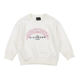 JOHN RICHMOND felpa girocollo tinta unita con stampa Bianco per Bambino RBA24143FE BIANCO JOHN RICHMOND 