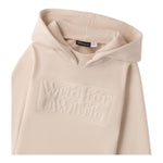 SARABANDA felpa tinta unita con cappuccio e stampa Beige per Bambino 0A150 BEIGE SARABANDA 