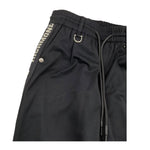 JOHN RICHMOND pantalone tinta unita con elastico in vita e profili logati Nero per Bambino RBA24156PA NERO JOHN RICHMOND 