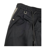 JOHN RICHMOND pantalone tinta unita con elastico in vita e profili logati Nero per Bambino RBA24156PA NERO JOHN RICHMOND 