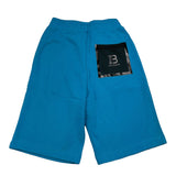 Balmain Bermuda In Solid Color Tracksuit With Elastic Waist Turquoise For Boys