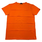 Daniele Alessandrini Orange Logo Solid Color Crew Neck T-Shirt for Kids