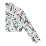 Liu Jo Giubbino Tinta Unita Stampa Fantasia Floreale per Bambina KA5059XX BIANCO LIU JO 