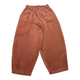 @MADILLY pantalone tuta tinta unita con elastico in vita modello a palazzo Biscotto per Bambina 01944 BISCOTTO @MADILLY 