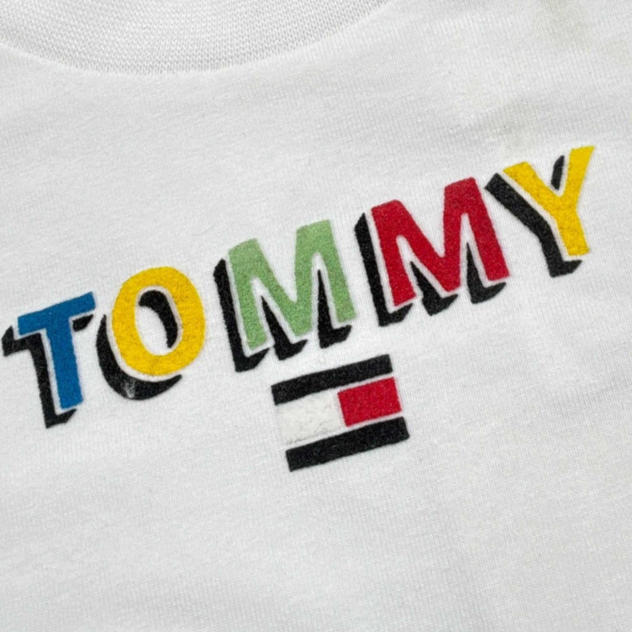Tommy Hilfiger T-Shirt tinta unita con Stampa Bianco per Neonato KN0KN01622 BIANCO TOMMY HILFIGER 