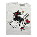 I'M Brian T-Shirt Girocollo Tinta Unita con Stampa per Neonato TSICE5107BXX BIANCO I'M BRIAN 