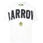 Barrow Kids T-Shirt Girocollo tinta unita con Stampa Bianco per Bambino S5BKJUTH063 BIANCO BARROW KIDS 