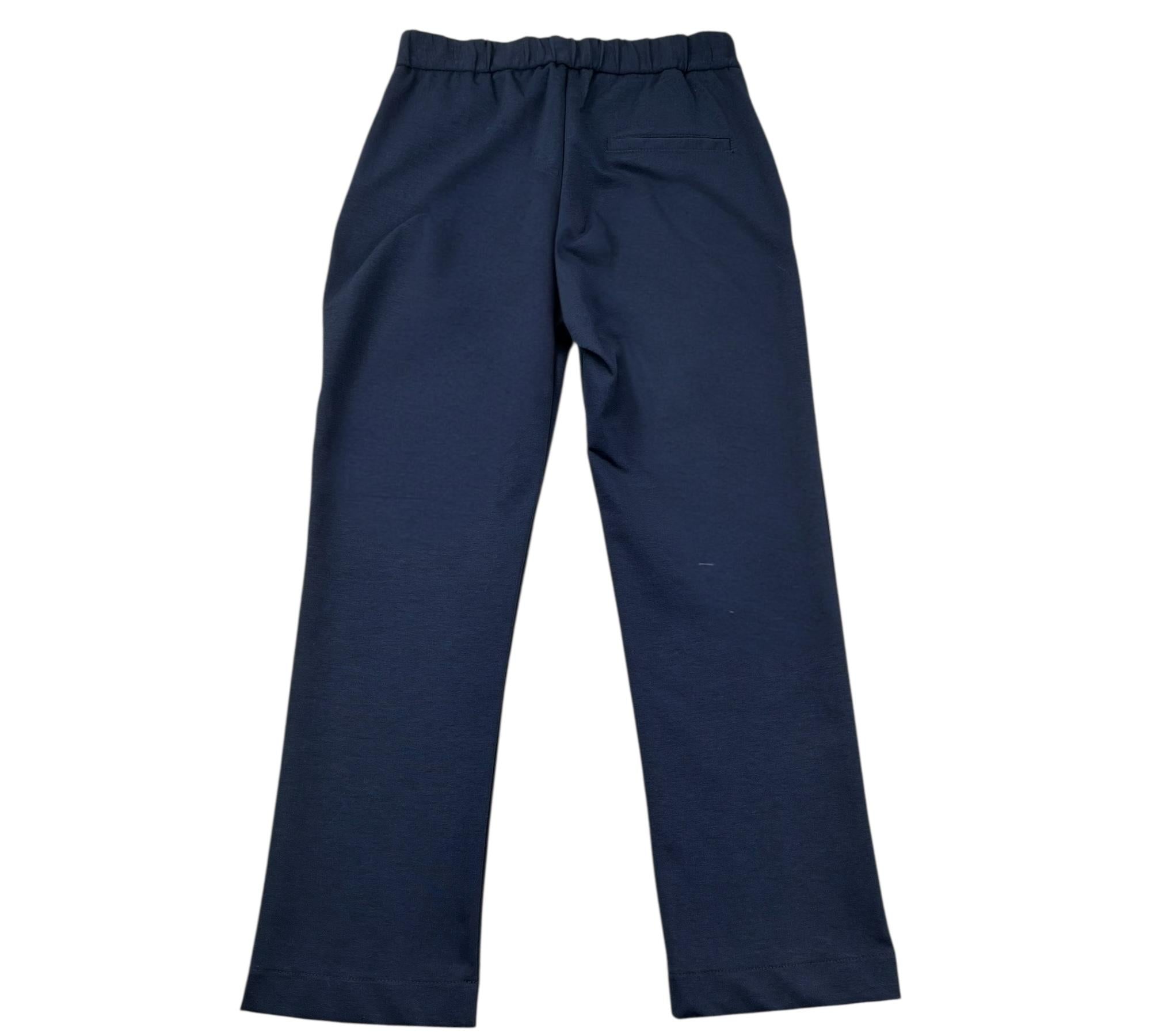 Paolo Pecora Pantalone Tinta Unita con Elastico In Vita per Bambino PP4199 BLU PAOLO PECORA 