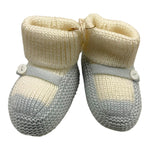 LITTLE BEAR babbucce bicolore Bianco/azzurro per Neonato 5110M BIANCO/AZZURRO LITTLE BEAR 