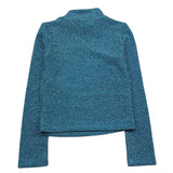 MARC ELLIS shirt girocollo tinta unita glitterata Azzurro per Bambina JMJTS00201 AZZURRO MARC ELLIS 