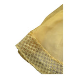 A' La Page Abito Giromanica Tinta Unita con Ricami per Bambina ERICA GIALLO A' LA PAGE 