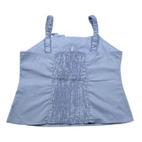 Lu Lu By Miss Grant Top Bretelline tinta unita Azzurro Polvere per Bambina LL2732 AZZURRO POLVERE LU LU BY MISS GRANT 