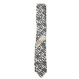 Byblos Plain Tie With Contrast Prints White For Boys