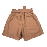 Fun & Fun Short Tinta Unita con Elastico In Vita per Bambina FNJSO17098 BEIGE FUN & FUN 