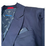 Fay Completo 2 Pezzi Giacca-Pantalone Tinta Unita per Bambino FU3P40 BLU FAY 