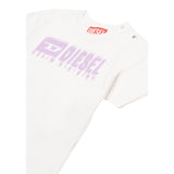 Il Gufo T-Shirt Tinta Unita Girocollo con Stampa per Neonata K00569X BIANCO IL GUFO 
