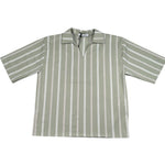 Paolo Pecora Camicia Mezza Manica Fantasia A Righe per Bambino PP42355 VERDE PAOLO PECORA 