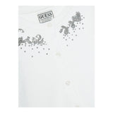 Guess Cardigan Tinta Unita con Paillettes per Neonata K5RR03Z3820 BIANCO GUESS 